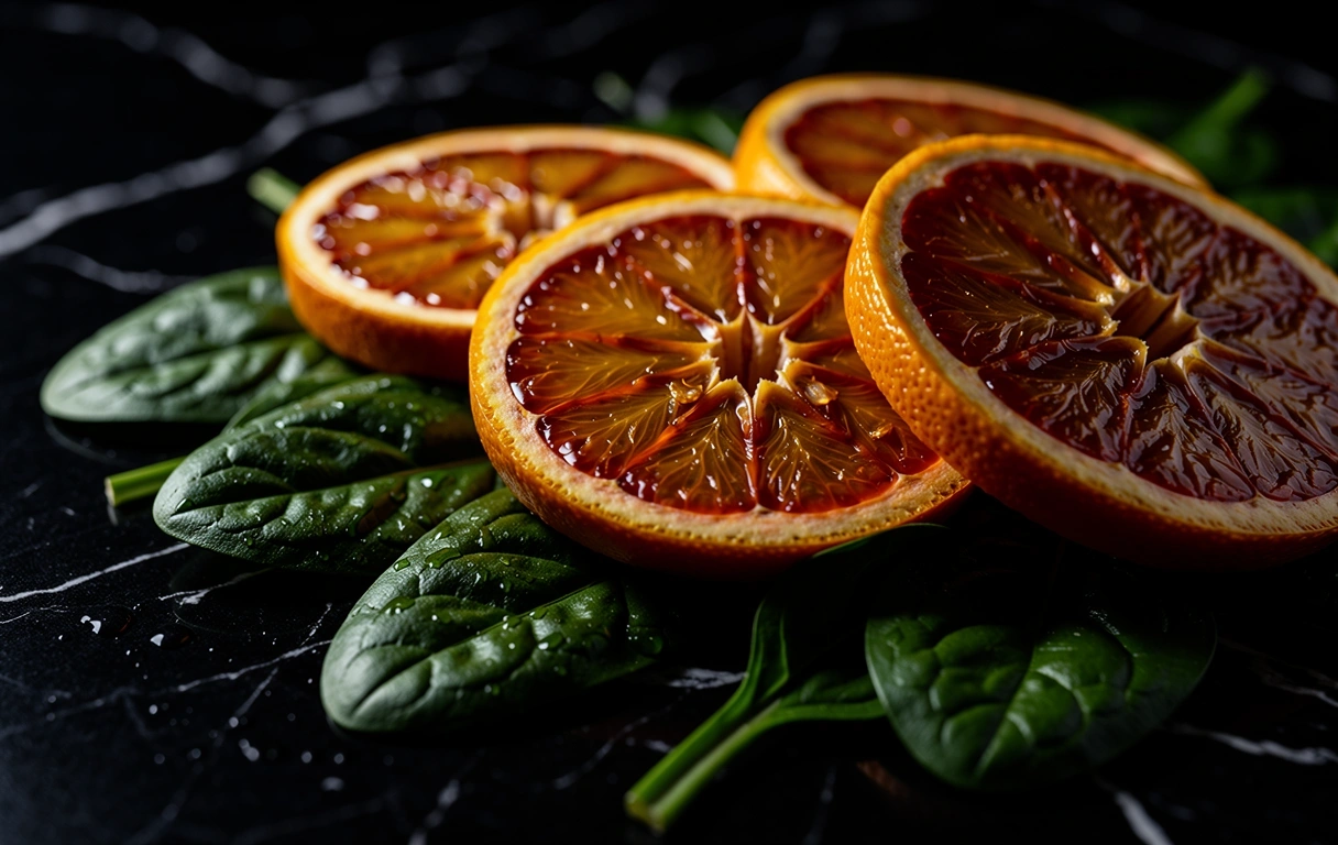 Fresh ingredients representing nutritional precision